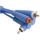 UDG Set RCA Straight-RCA Angled 3m Blue