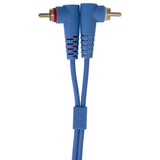 UDG Set RCA Straight-RCA Angled 3m Blue