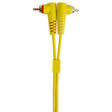 UDG Set RCA Straight-RCA Angled 3m Yellow