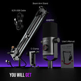 FIFINE AM8PROT USB/XLR - Black