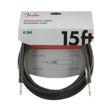 FENDER CABLE PROFESSIONAL SERIES 15 ft BLACK