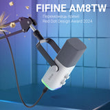FIFINE AM8TW USB/XLR - White