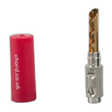 CHORD Crimp Gold Banana Plug Red Cap