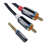UGREEN AV104 2RCA to 2RCA Audio Cable Black - 1.5m