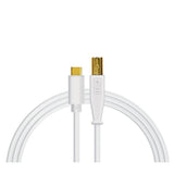 DJ TechTools Chroma Cables USB-C to B White