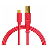 DJ TechTools Chroma Cables USB-C to B Red