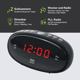 Muse NEW ONE CR-100 Dual Alarm Clock Radio PLL Black