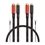 Triangle RED Series Stereo RCA Cable - 1m