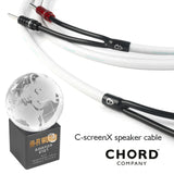 CHORD C-screenX Speaker Cable Terminated Pair 3m